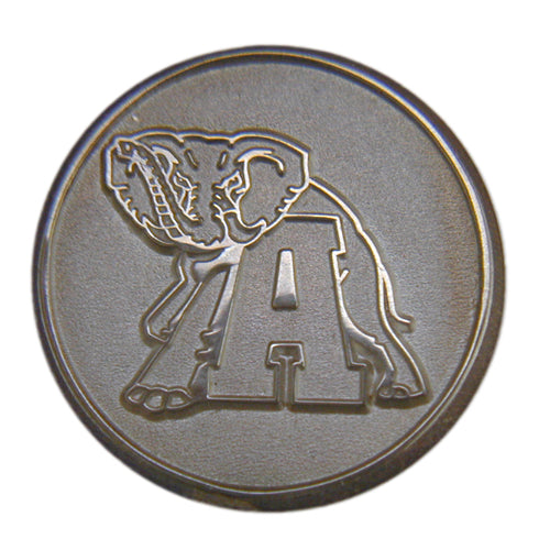 University of Alabama Elephant Ball Spot Sterling Silver Pendant