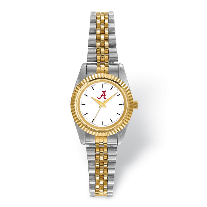 LogoArt University Of Alabama Pro Two-tone Ladies Watch