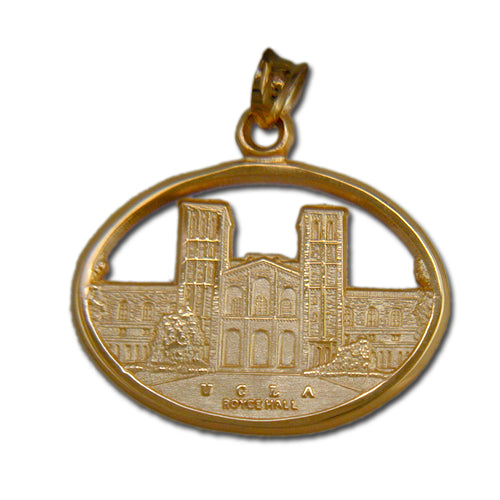 University of California at Los Angeles ROYCE HALL 14 kt Gold Pendant