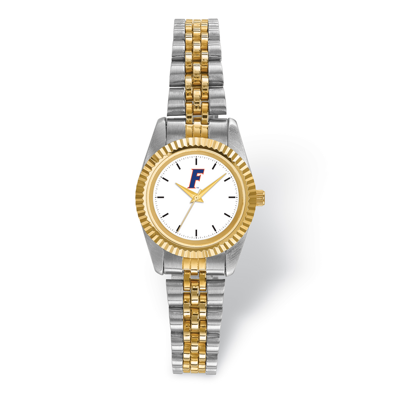 LogoArt University Of Florida Pro Two-tone Ladies Watch
