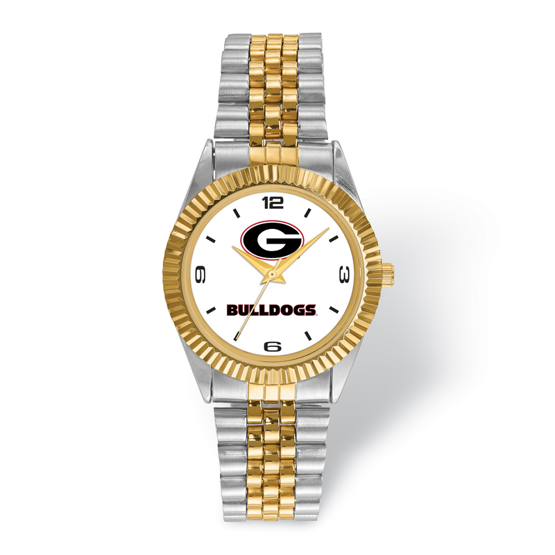 LogoArt University Of Georgia Pro Two-tone Gents Watch