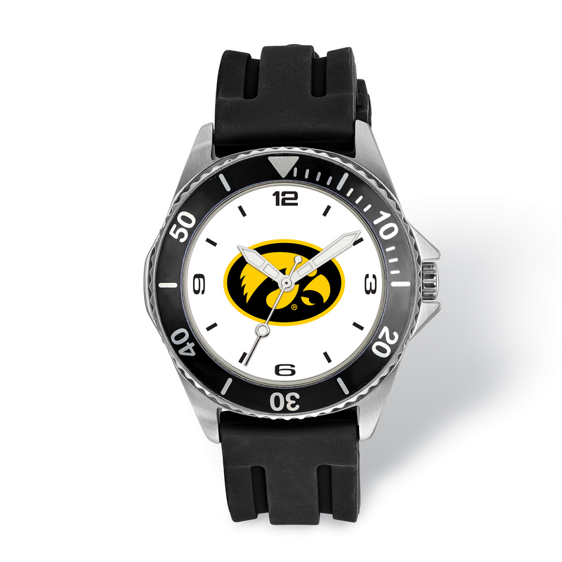 LogoArt University Of Iowa Collegiate Gents Watch