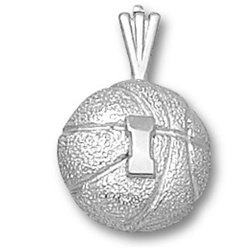 University of Illinois I BASKETBALL Silver Pendant