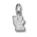 University of Kentucky UK XS Silver Pendant