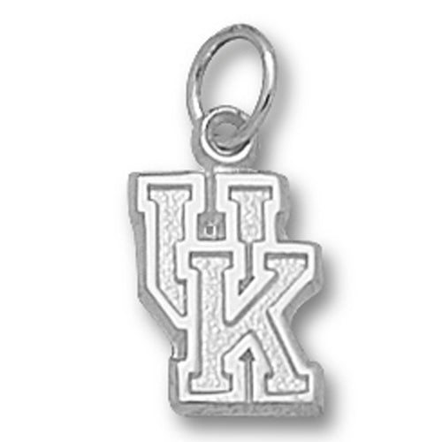 University of Kentucky UK Small Silver Pendant