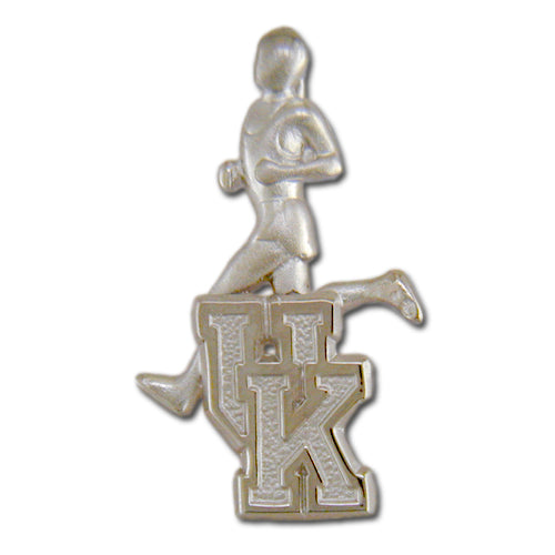 University of Kentucky Runner Silver Pendant