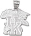 University of Kentucky WILDCAT GIANT Silver Pendant