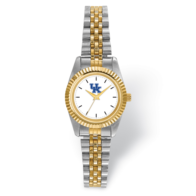 LogoArt University Of Kentucky Pro Two-tone Ladies Watch