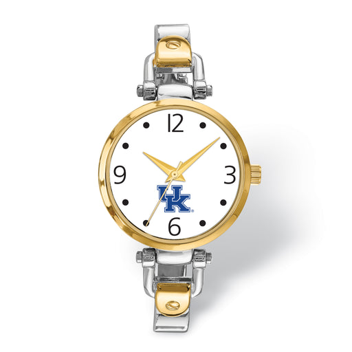 LogoArt University Of Kentucky Elegant Ladies 2-tone Watch