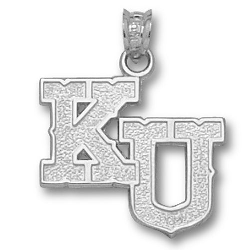 University of Kansas KU Silver Pendant