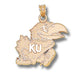 University of Kansas JAYHAWK 10 kt Gold Pendant