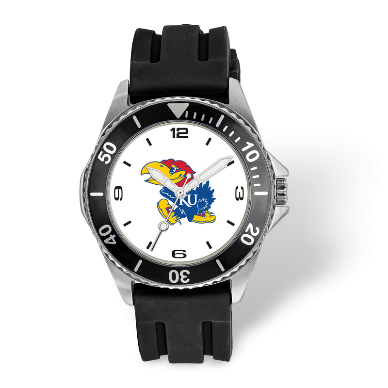 LogoArt University Of Kansas Collegiate Gents Watch