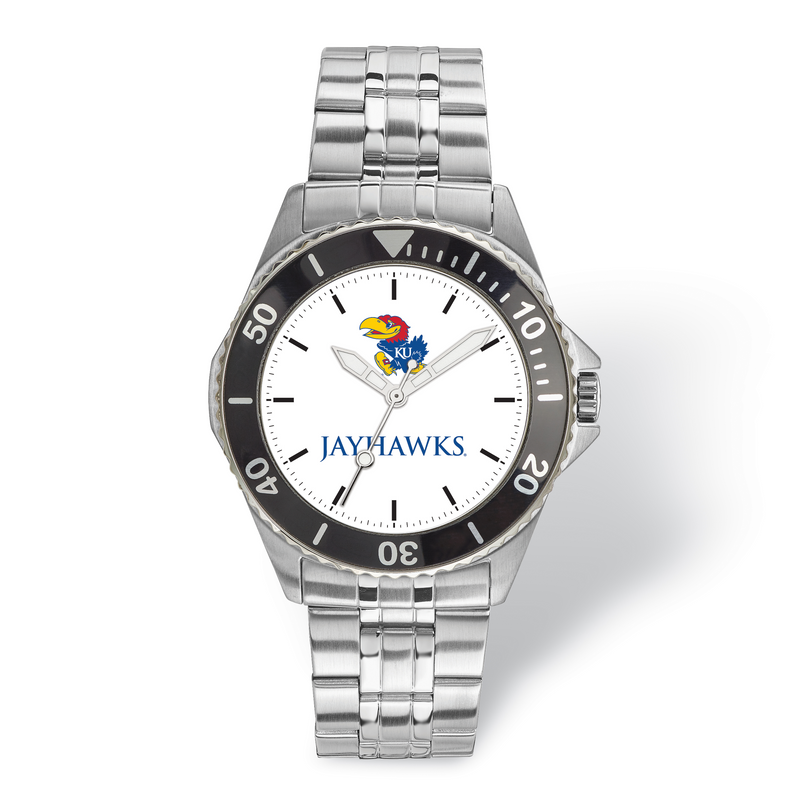 LogoArt University Of Kansas Champion Gents Watch