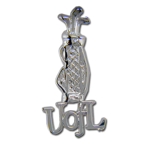University of Louisville U of L Golf Bag Silver Pendant