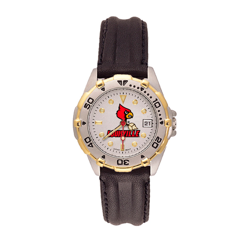 Univ Of Louisville Card Head All-star Lea Ladies Watch