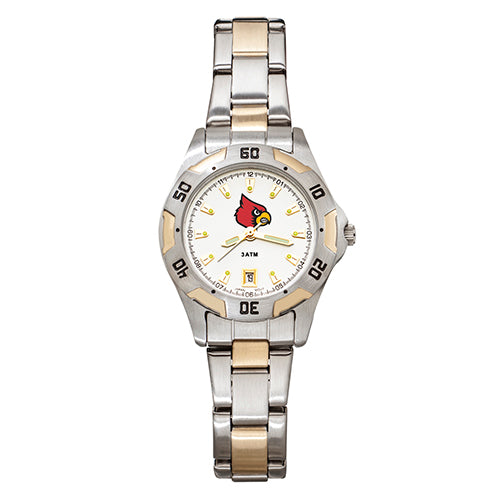 Univ Of Louisville All-Pro Women's Two-tone Watch W/Bracelet