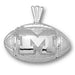 University of Michigan M FOOTBALL Silver Pendant