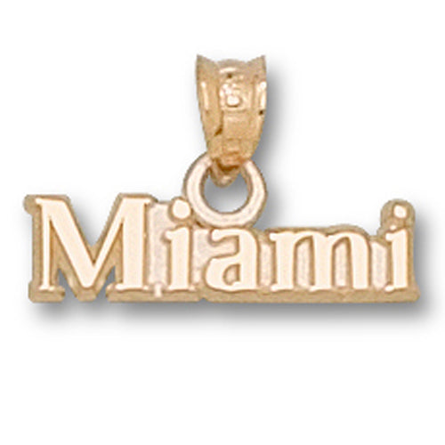 University of Miami MIAMI 14 kt Gold Pendant