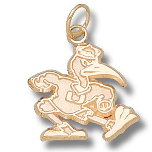 University of Miami FIGHTING IBIS 14 kt Gold Pendant