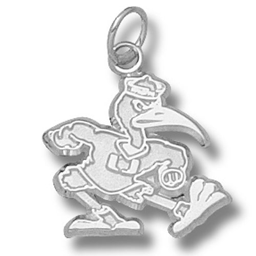 University of Miami FIGHTING IBIS Silver Pendant