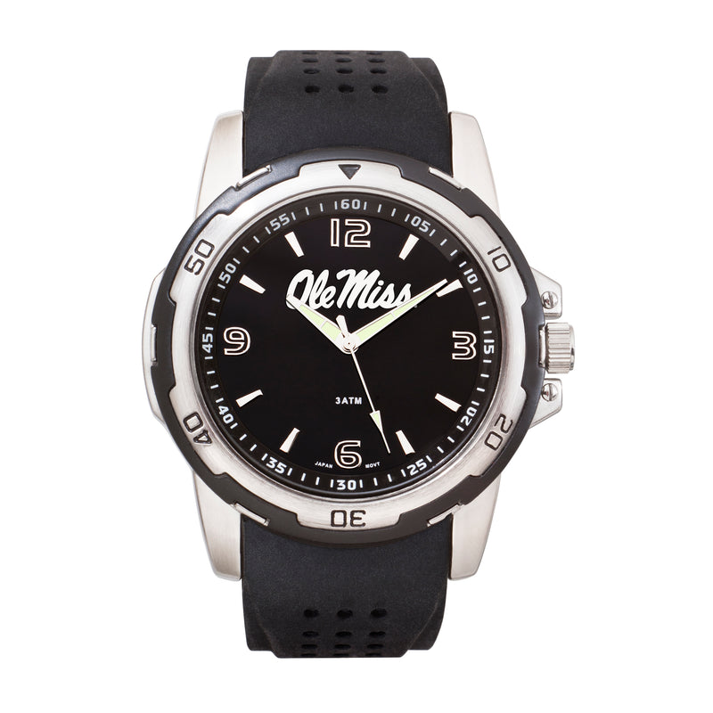 Univ Of Mississippi Stealth Men's Sport Watch