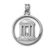 University of North Carolina OLD WELL Silver Pendant