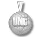 University of North Carolina UNC BASKETBALL Silver Pendant