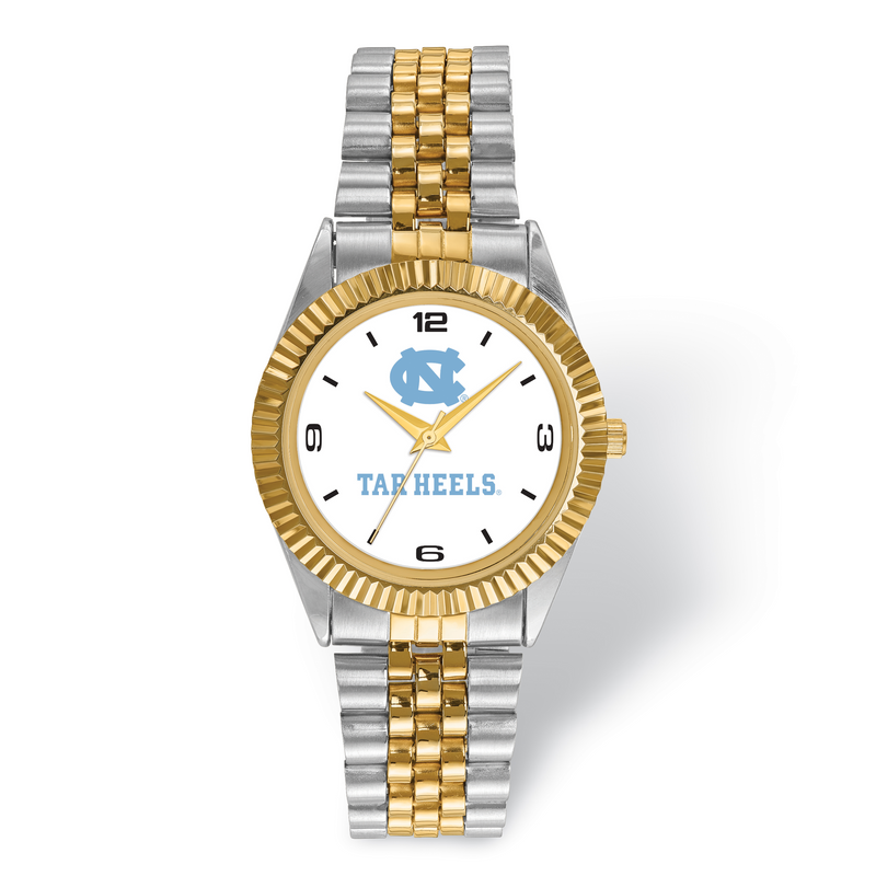 LogoArt University Of North Carolina Pro Two-tone Gents Watch