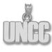 University of North Carolina @Charlotte UNCC Silver Pendant