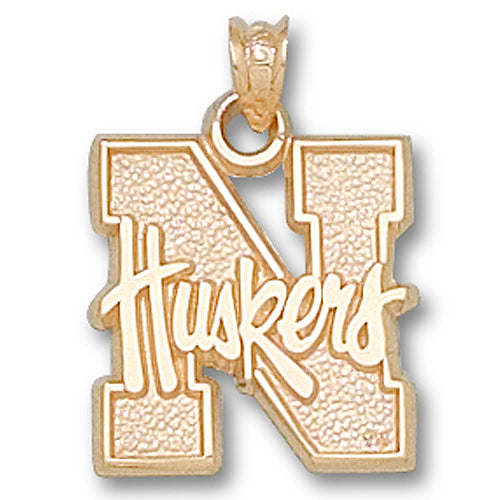 University of Nebraska N Huskers 10 kt Gold Pendant
