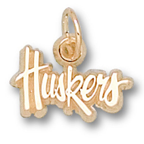 University of Nebraska Script Huskers 10 kt Gold Pendant