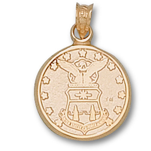US Air Force Academy CREST 14 kt Gold Pendant