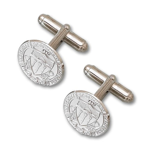 S/S UNIV OF SOUTHERN CALIFORNIA SEAL CUFF LINKS 5/8