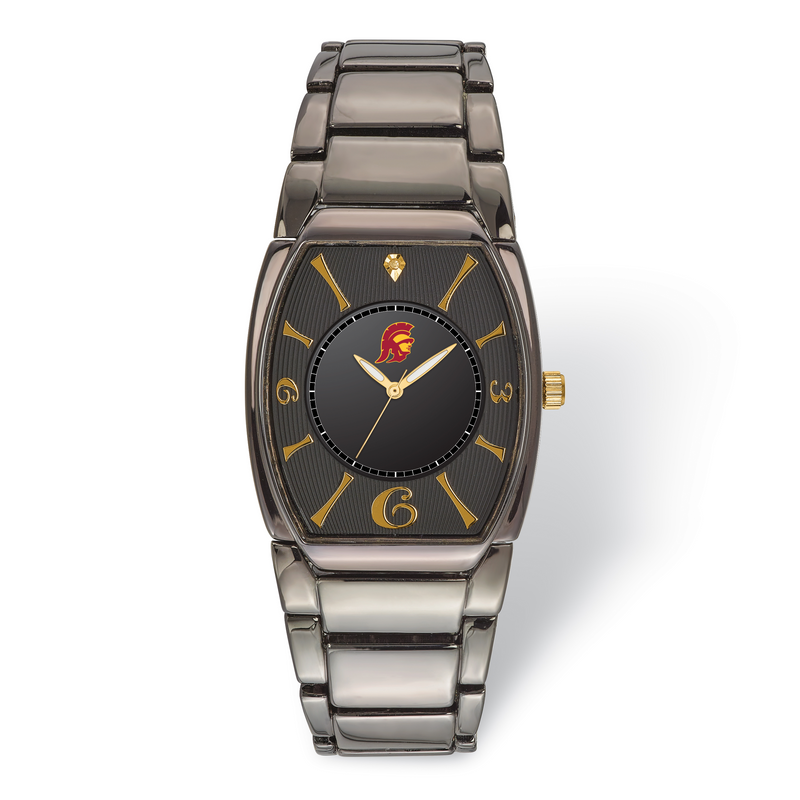 LogoArt University Of Southern California Executive Black-plated Watch