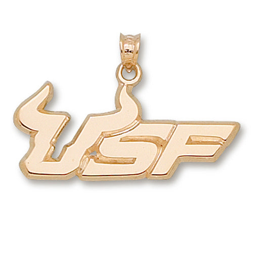 University of South Florida USF HORN 14 kt Gold Pendant