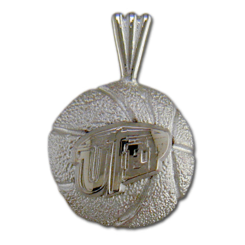 University of Texas El Paso Basketball Silver Pendant