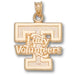 University of Tennessee LADY VOLS T 14 kt Gold Pendant