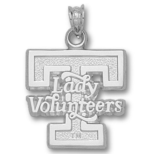 University of Tennessee LADY VOLS T Silver Pendant