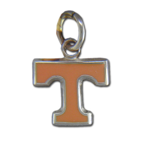 University of Tennessee POWER T with ENAMEL 14 kt Gold Pendant