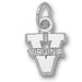 University of Virginia V Silver Pendant