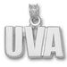 University of Virginia BLOCK UVA Silver Pendant