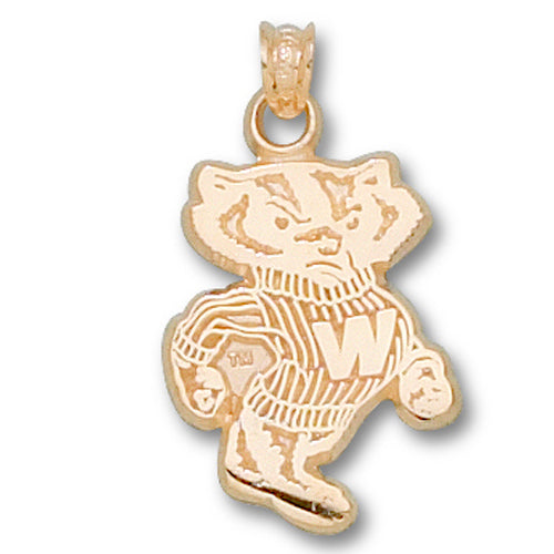 University of Wisconsin Bucky Badger 10 kt Gold Pendant