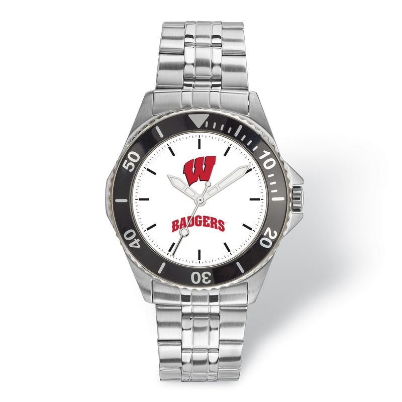 LogoArt University Of Wisconsin Champion Gents Watch