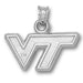 Virginia Tech University VT Silver Pendant