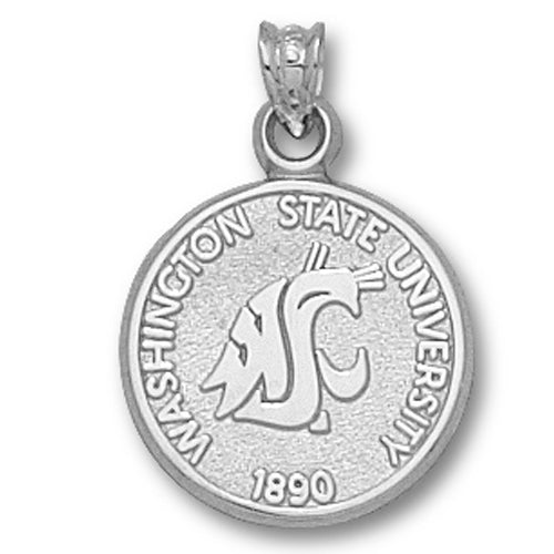 Washington State University Seal Silver Pendant
