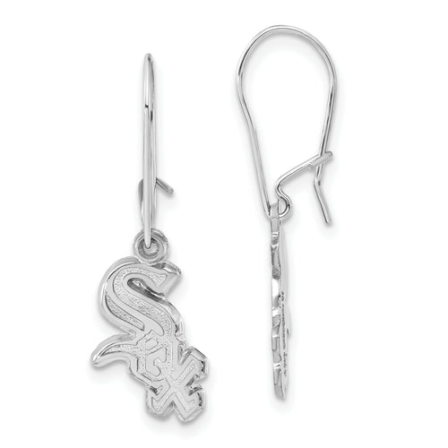 SSMLB Chicago White Sox Polished Logo Dangle Earrings