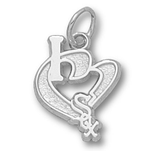 Chicago White Sox I Heart Logo Small Pendant