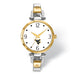 LogoArt West Virginia University Elegant Ladies 2-tone Watch
