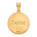 Gold Plated/SS Laser Volleyball Number And Name Pendant side 2