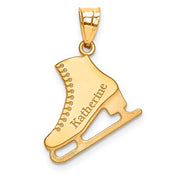 GP Laser Polished Name Ice Skating Charm